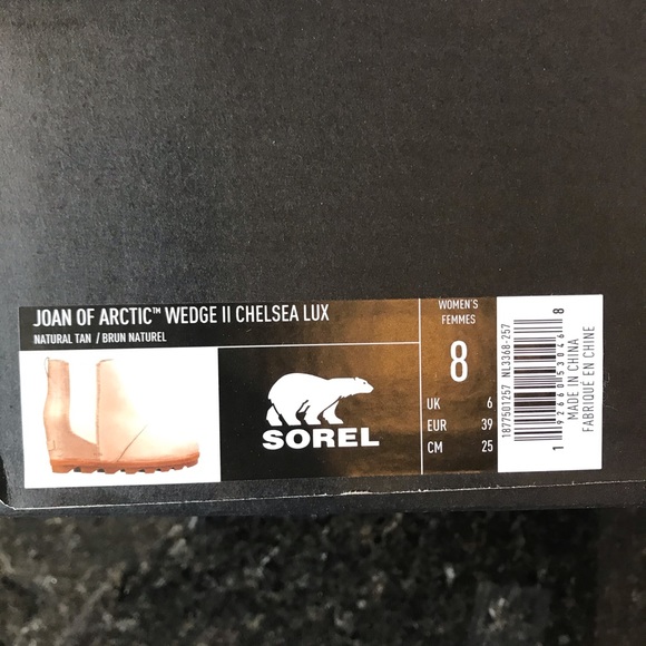 New Sorel Joan of Arctic Chelsea Wedge Lux Booties - Picture 16 of 16